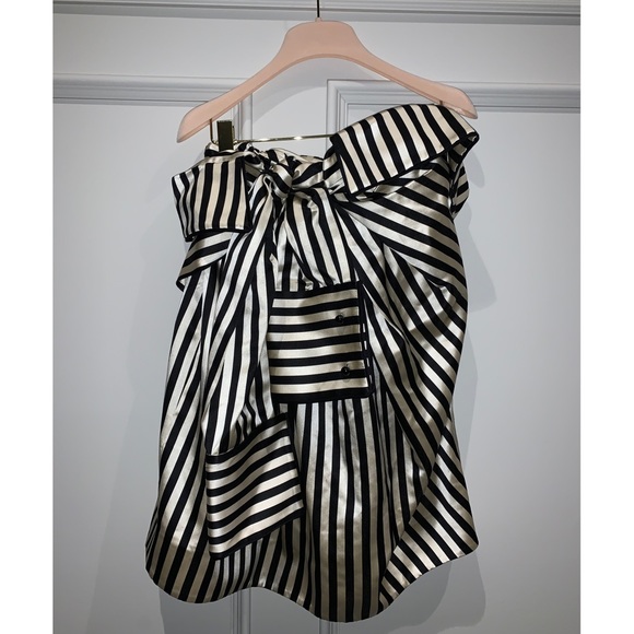 Monse
Off-the-Shoulder Striped Silk Dress - Picture 3 of 7